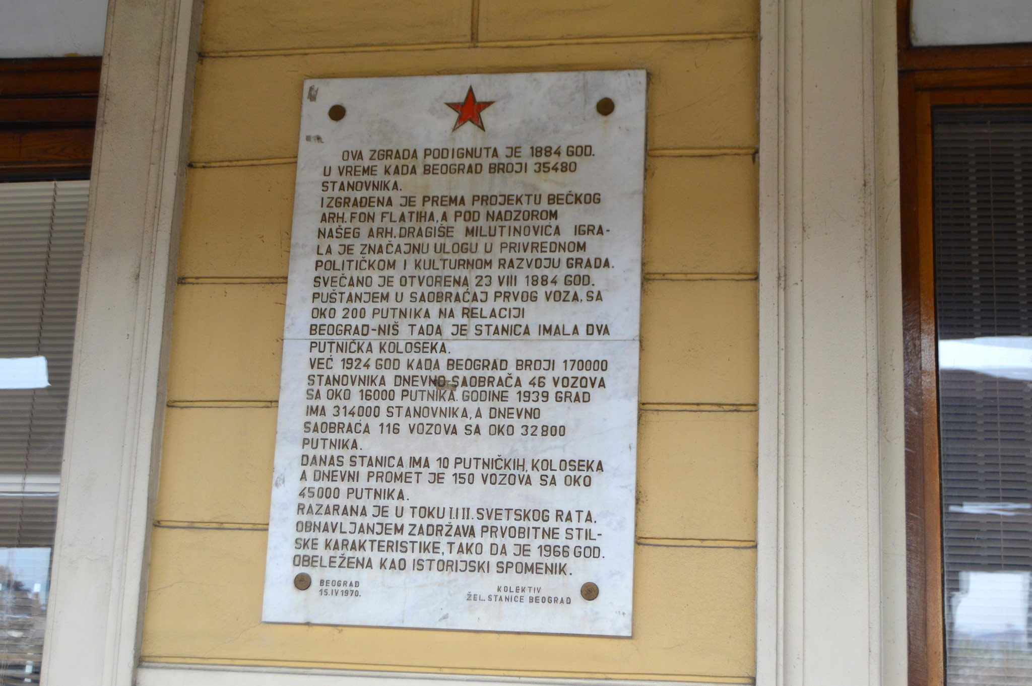 Belgrade railway station, 2018